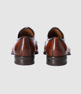 Derby couture en cuir marron clair OCTAVE - IZAC