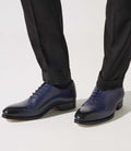 Richelieu en cuir marine OTHELO - IZAC