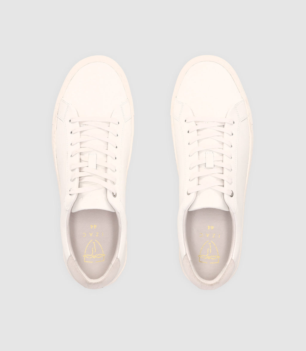 Chaussures sneakers avec logo blanches - IZAC