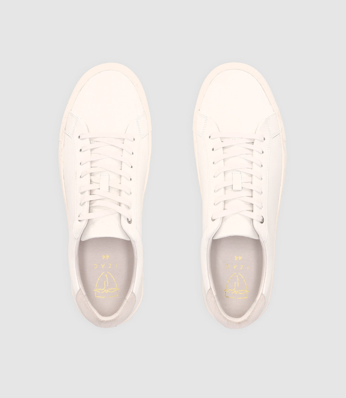 Chaussures sneakers avec logo blanches - IZAC