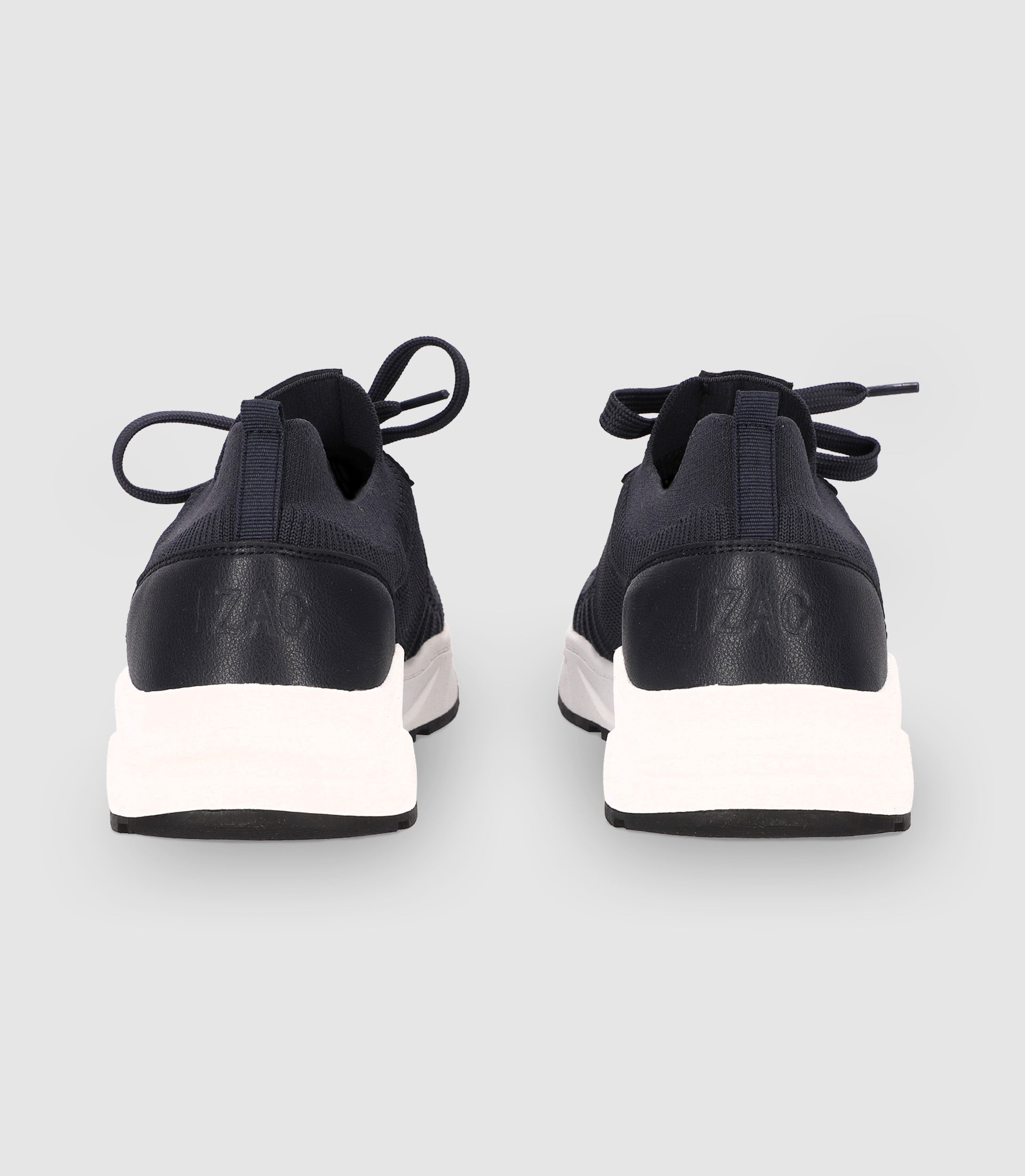 Chaussures sneakers en maille marine - IZAC