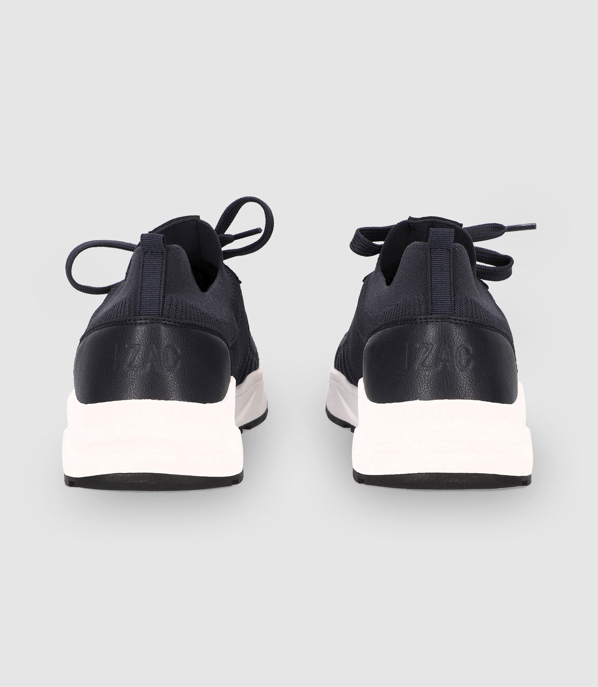 Chaussures sneakers en maille marine - IZAC