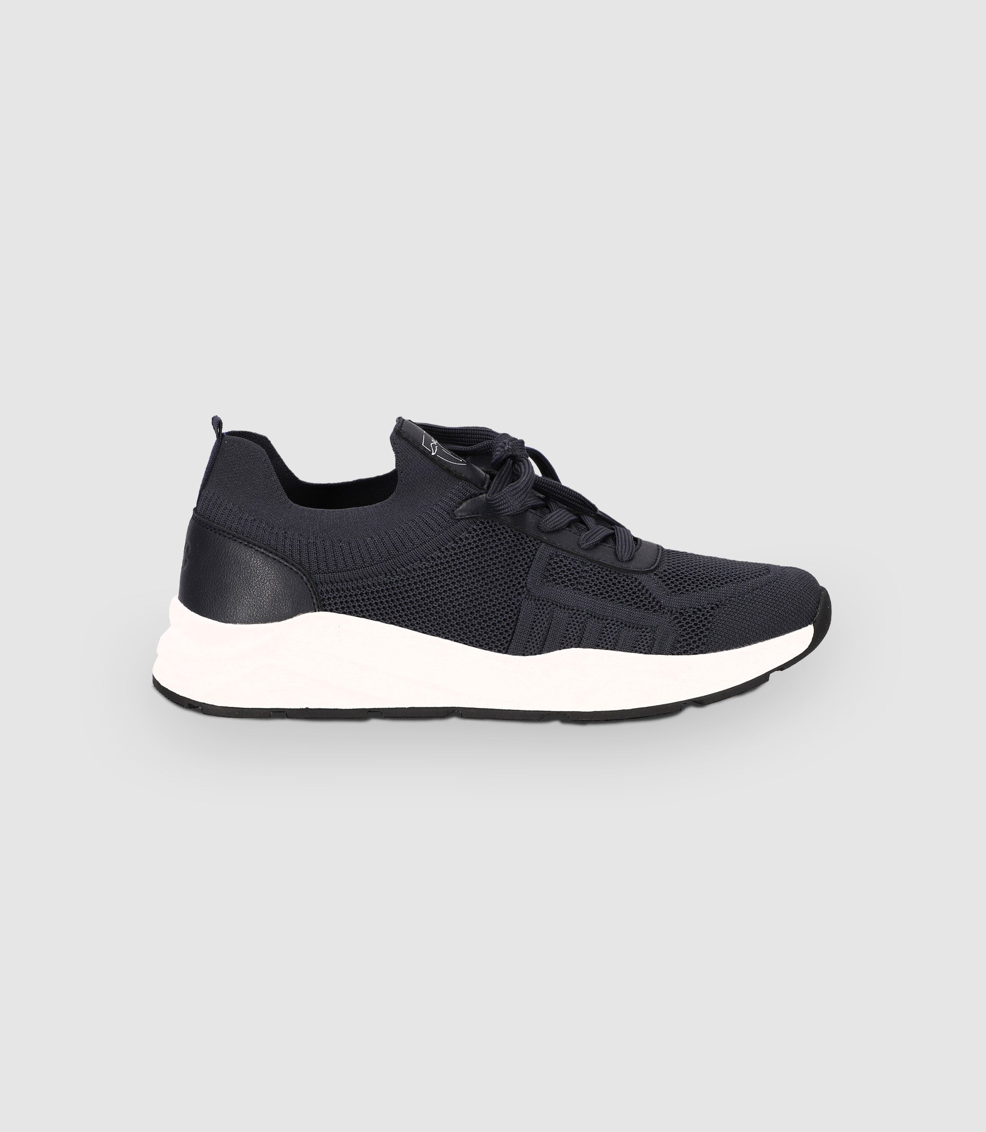 Chaussures sneakers en maille marine - IZAC