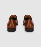 Chaussures derby en cuir marron - IZAC