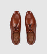 Chaussures derby en cuir marron - IZAC