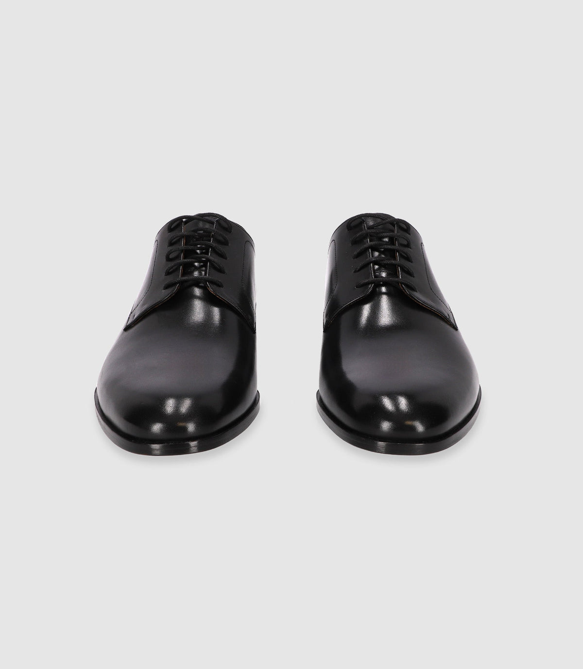 Chaussures derby en cuir noires - IZAC