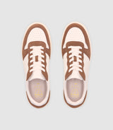 Chaussures sneakers avec logo taupe - IZAC