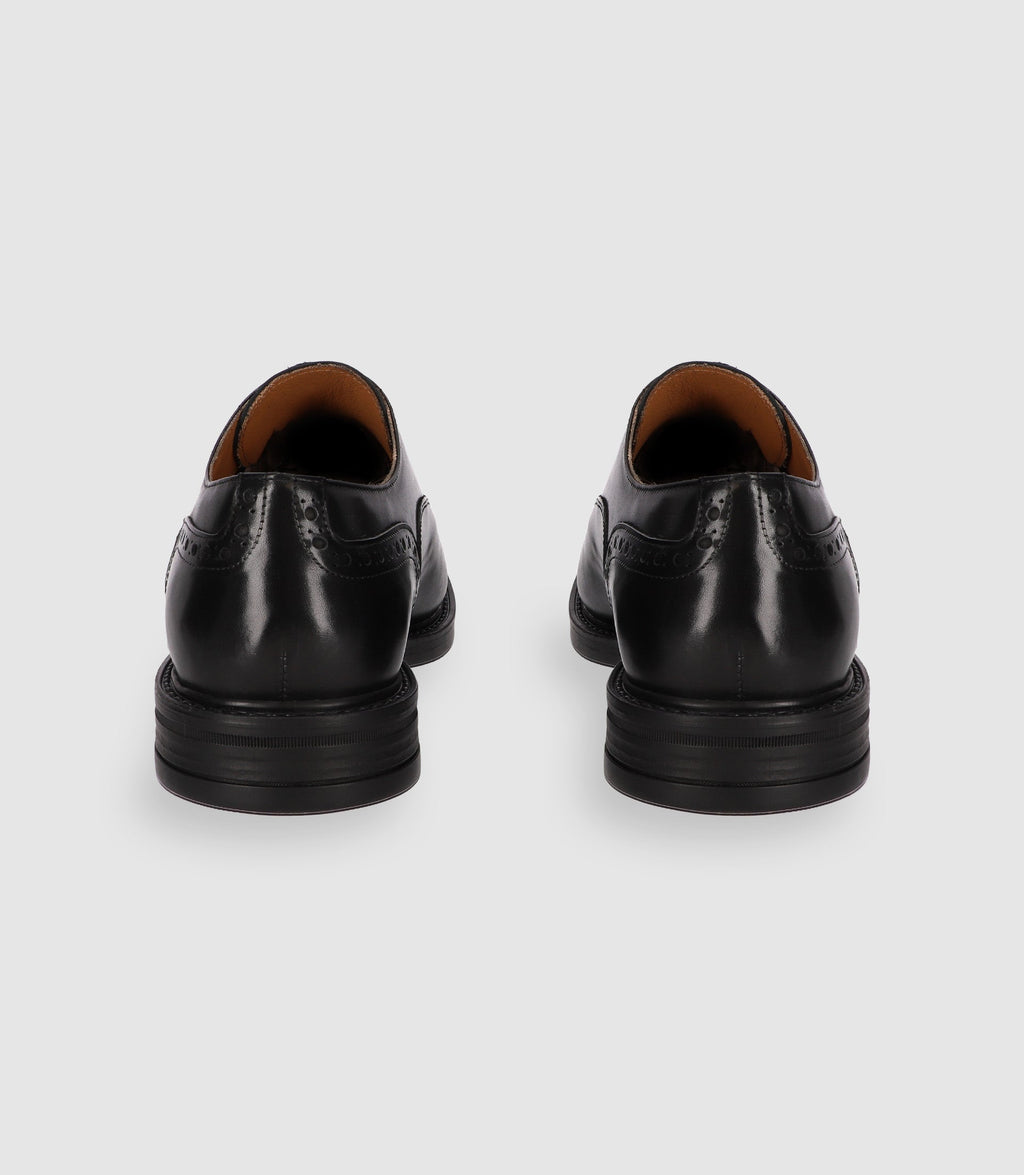 Chaussures ville en cuir noires - IZAC