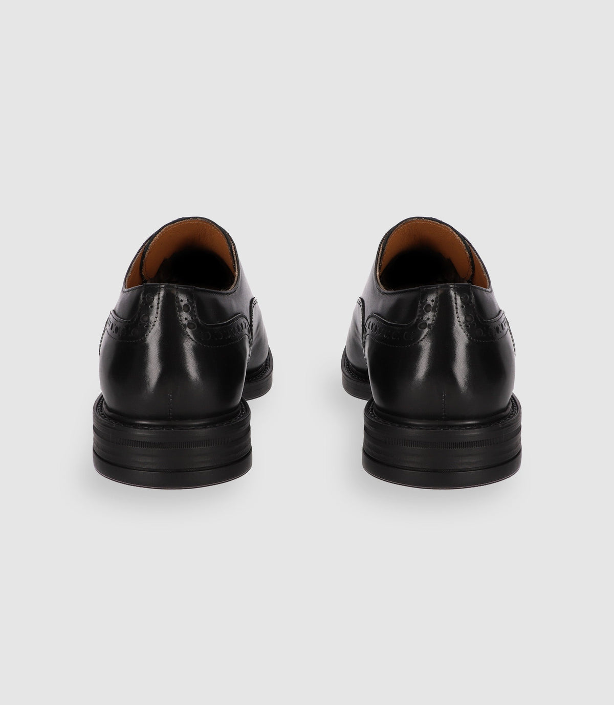 Chaussures ville en cuir noires - IZAC