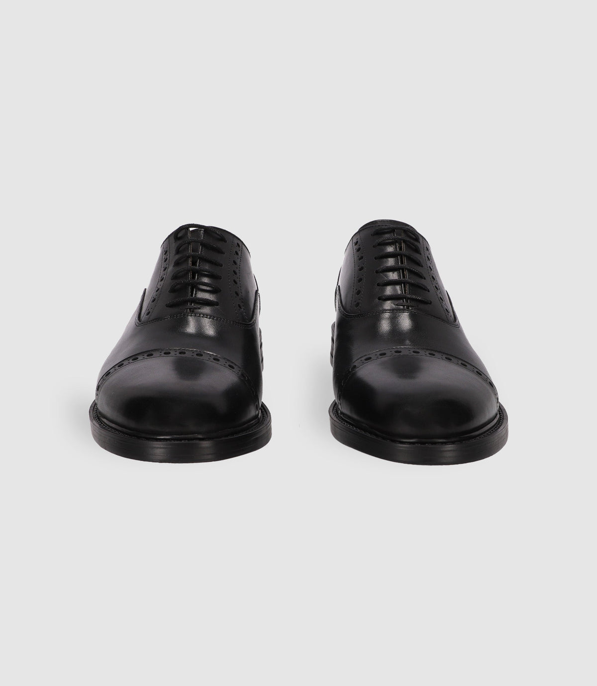 Chaussures ville en cuir noires - IZAC