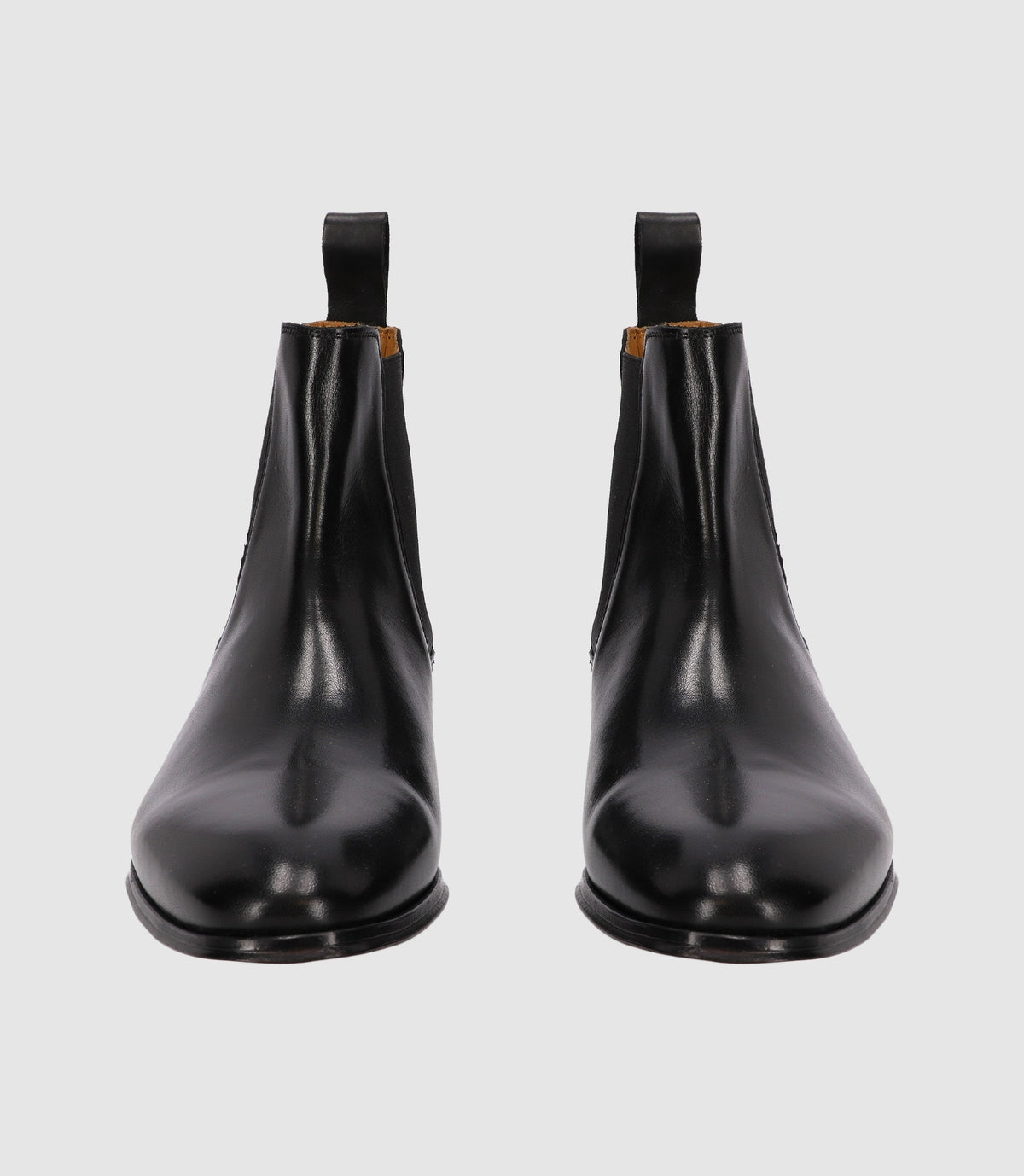 Chaussures chelsea en cuir noires - IZAC
