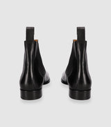 Chaussures chelsea en cuir noires - IZAC