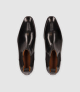 Chaussures chelsea en cuir noires - IZAC