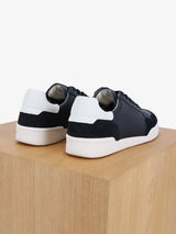 Baskets en cuir noir - IZAC