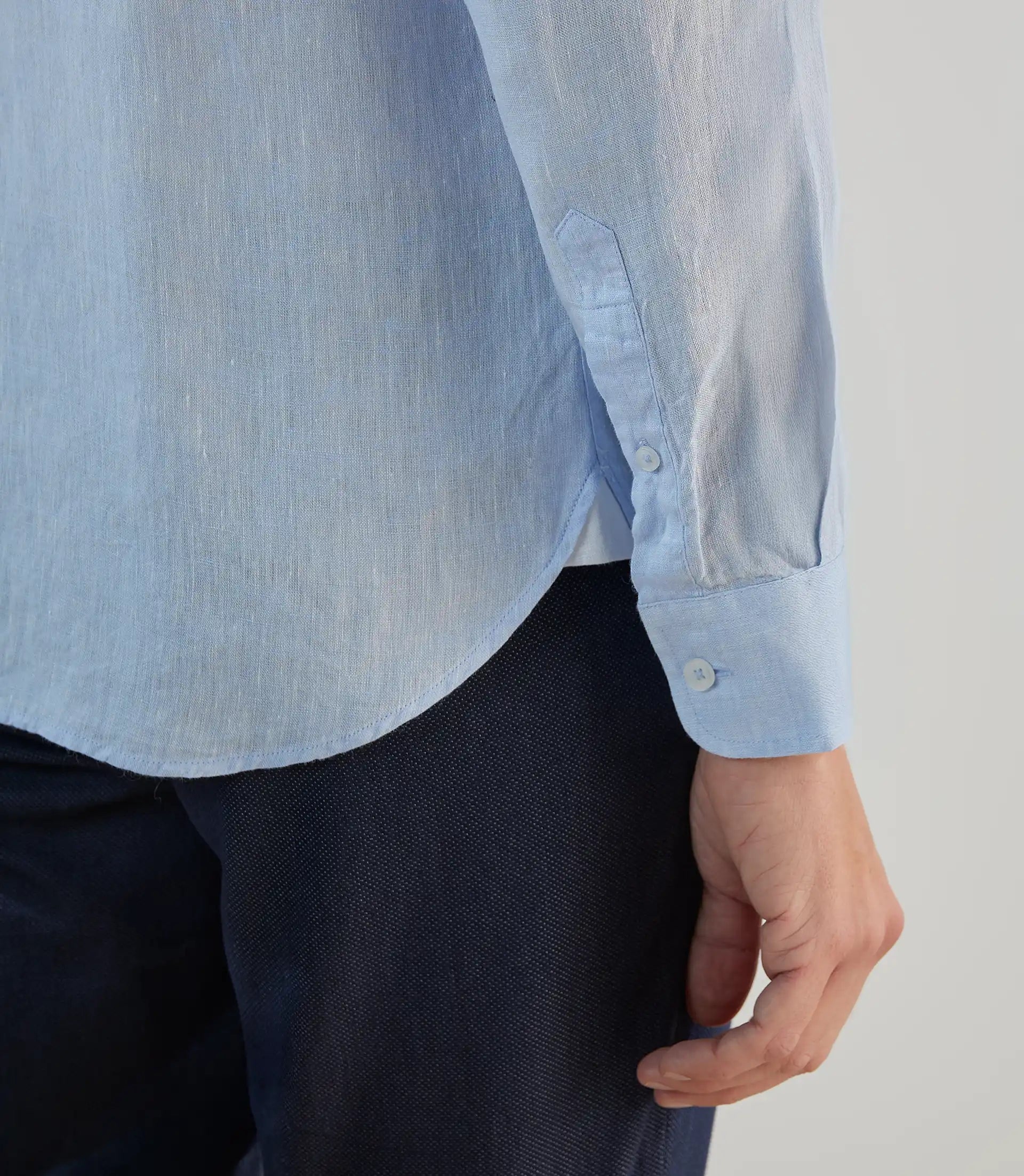 Chemise 100% lin ciel - IZAC