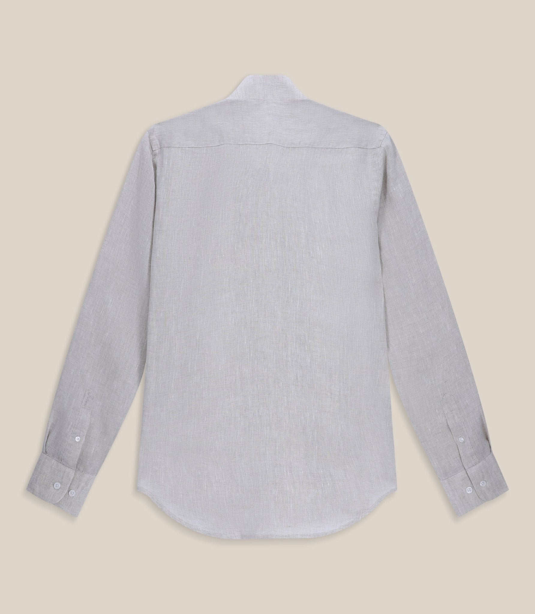 Chemise 100% lin beige - IZAC