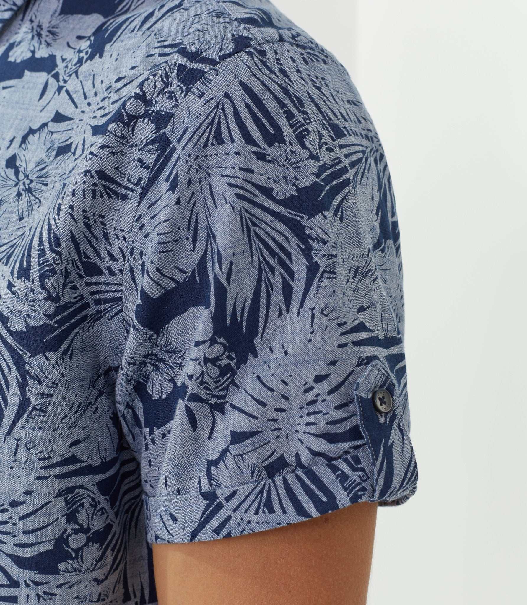 Chemise casual marine "Talas" - IZAC