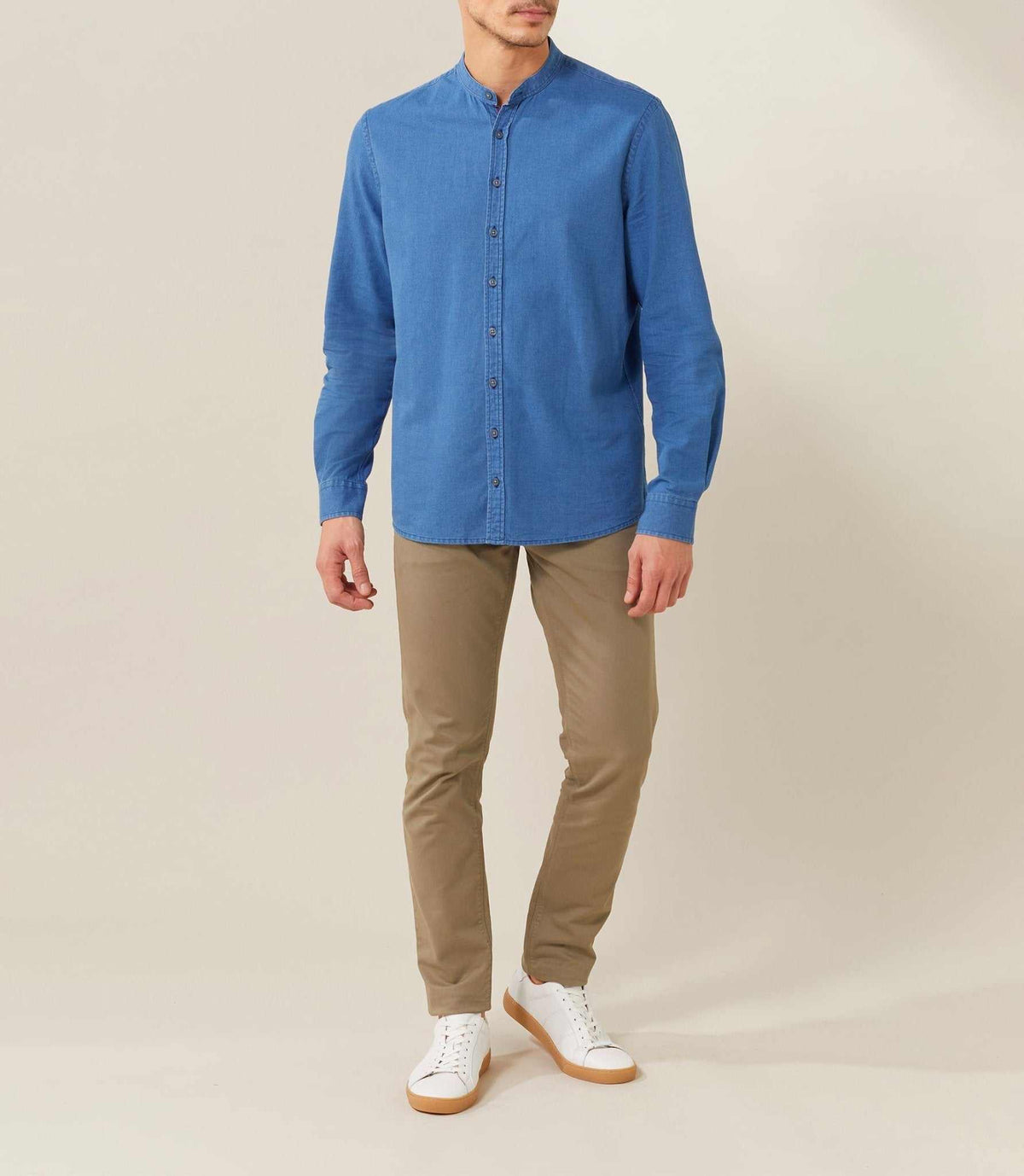 Chemise casual indigo "Tardif" - IZAC