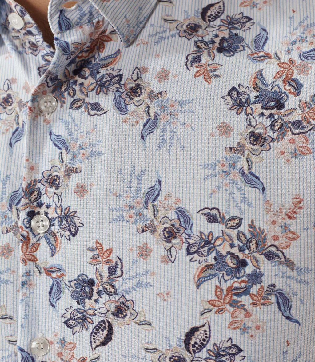 Chemise casual Bleu - ciel "Thibo" - IZAC
