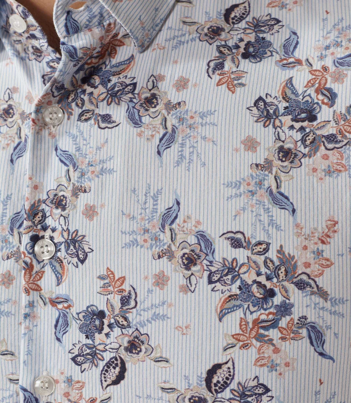 Chemise casual Bleu - ciel "Thibo" - IZAC