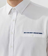 Chemise casual blanche "Tod" - IZAC