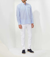 Chemise casual bleu - ciel "Tod" - IZAC