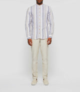 Chemise casual beige "Kabosa" - IZAC