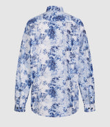 Chemise casual à imprimé bleu "Kalis" - IZAC