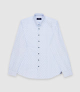 Chemise regular marine et blanche KELLYOUT - IZAC