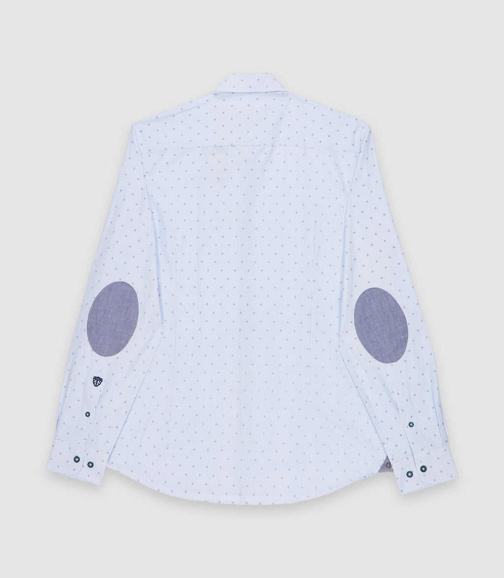 Chemise regular marine et blanche KELLYOUT - IZAC