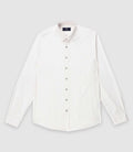 Chemise regular camel et blanche KELLYOUT - IZAC