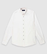 Chemise regular camel et blanche KELLYOUT - IZAC