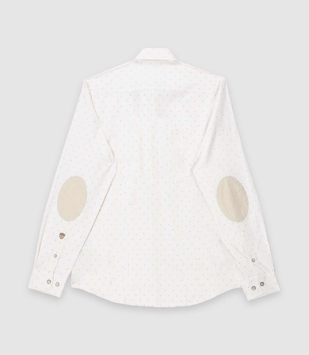 Chemise regular camel et blanche KELLYOUT - IZAC