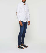 Chemise casual camel et blanche "Kelly" - IZAC