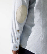 Chemise à imprimé blanc et camel KELLYBT - IZAC