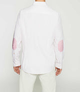 Chemise regular à imprimé blanche et rose KELLY - IZAC