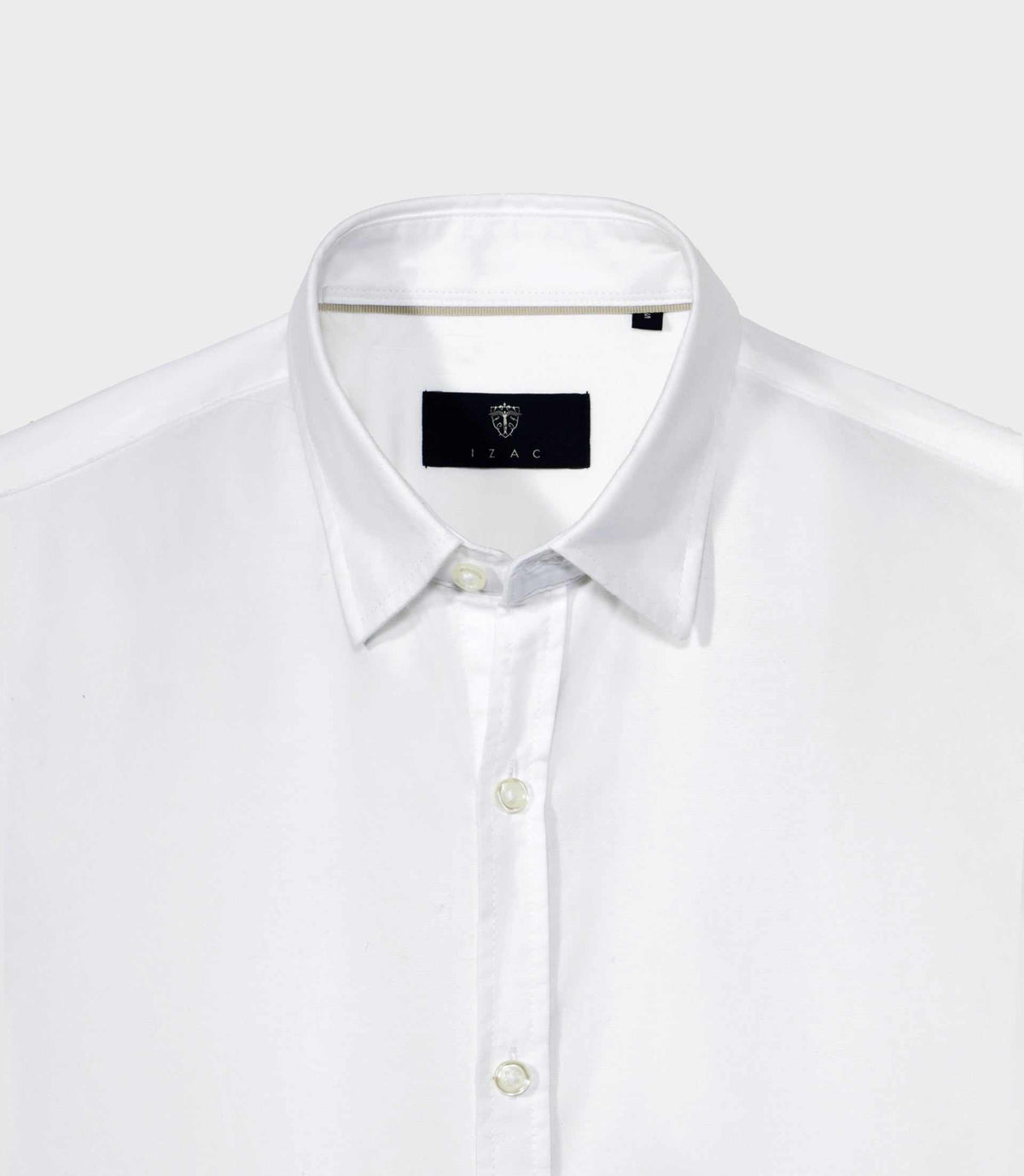 Chemise casual en coton blanche - IZAC