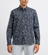 Chemise casual imprimée marine - IZAC