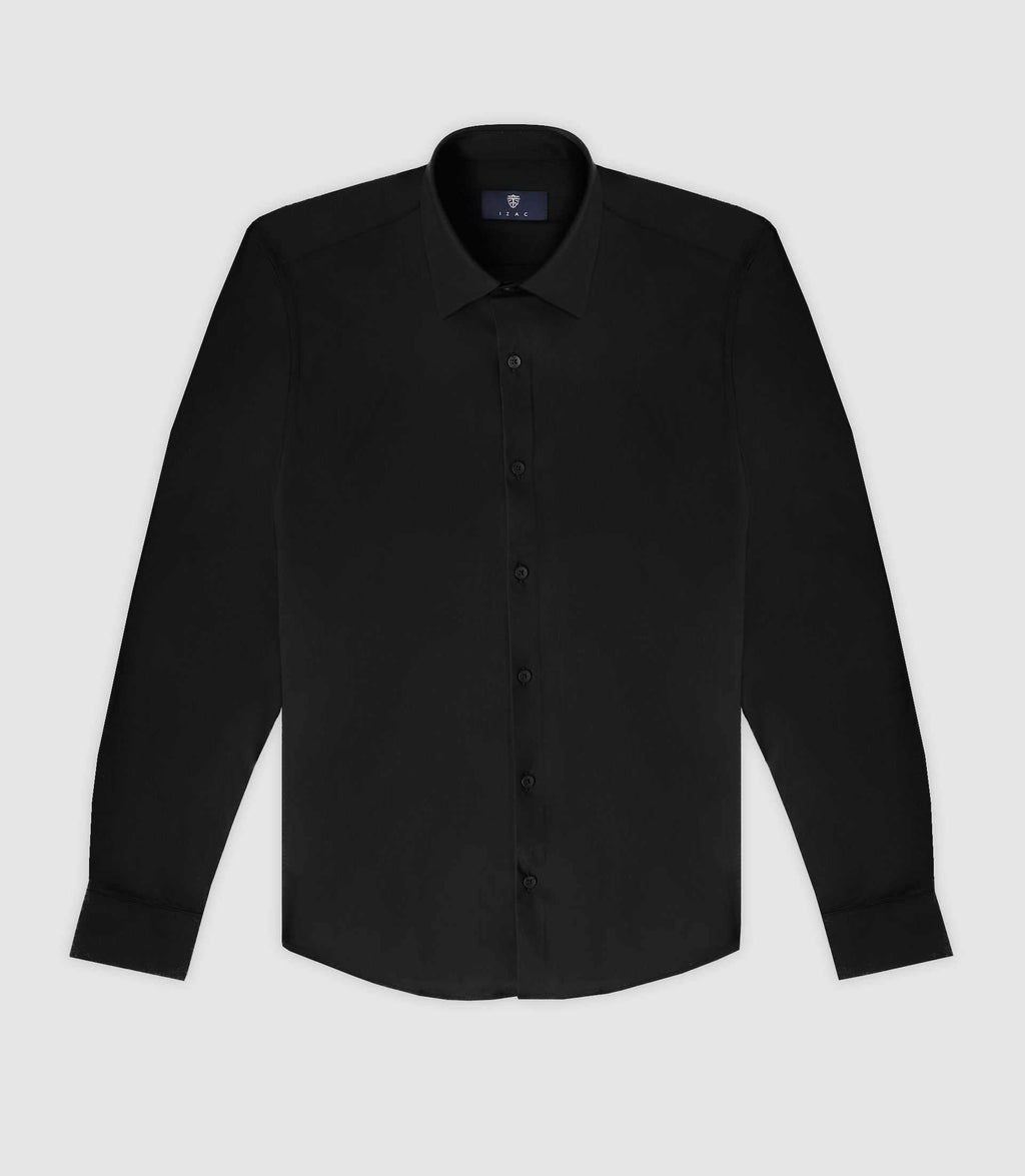 Chemise casual noire - IZAC
