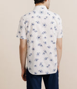 Chemise imprimée blanche - IZAC