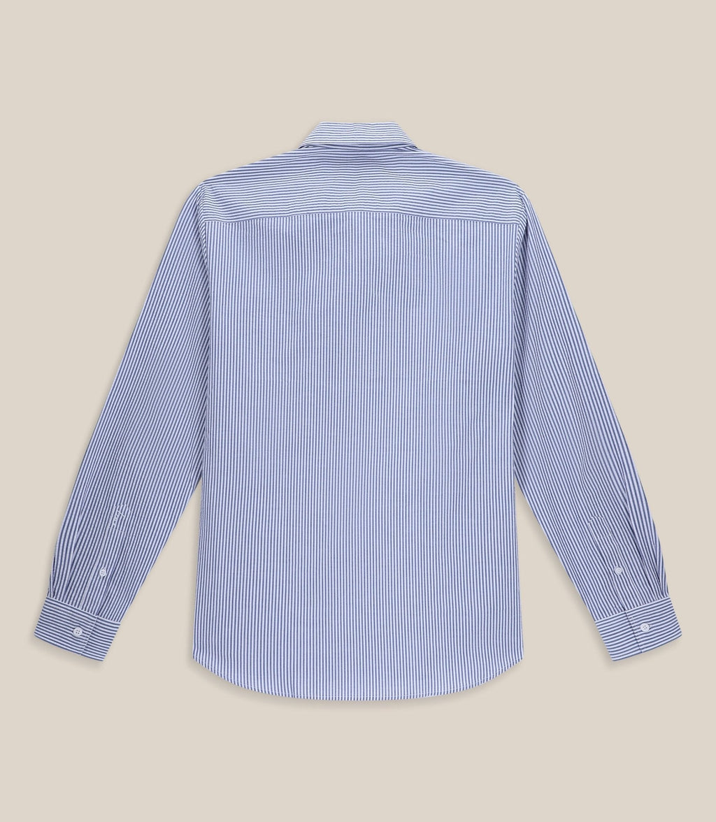 Chemise avec poche bleue - IZAC