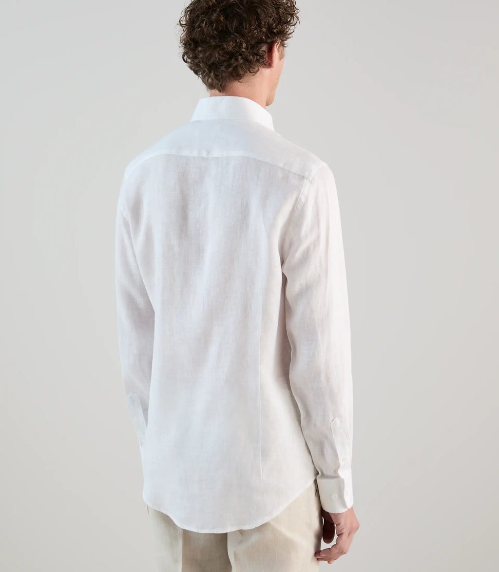 Chemise 100% lin blanche - IZAC