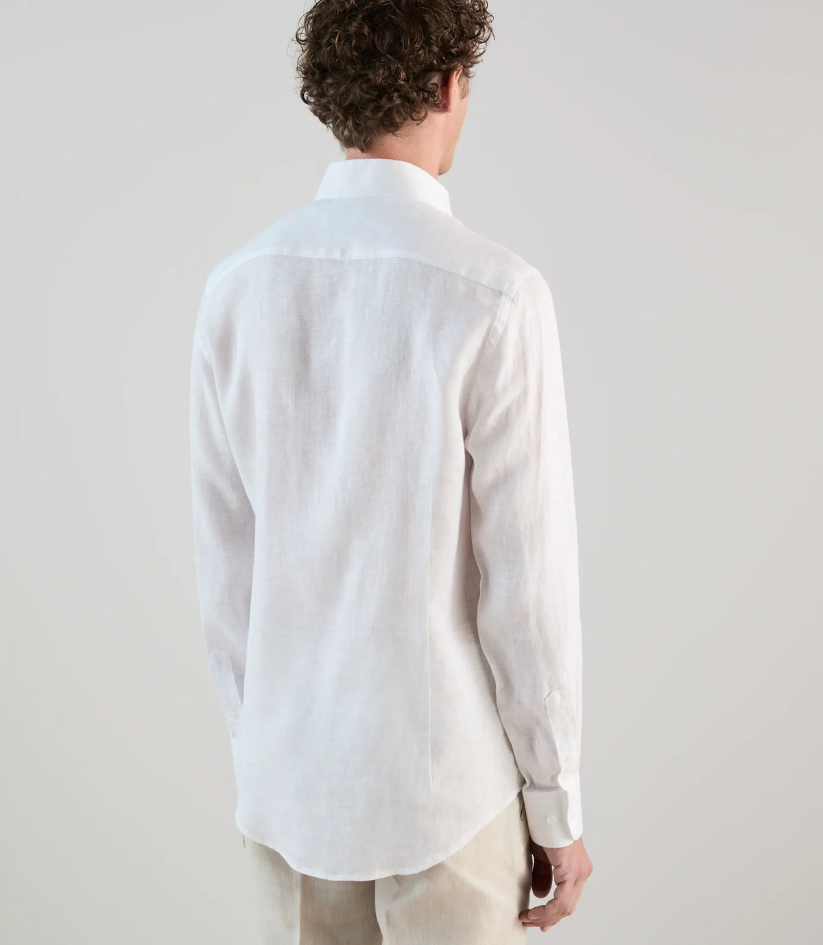 Chemise 100% lin blanche - IZAC