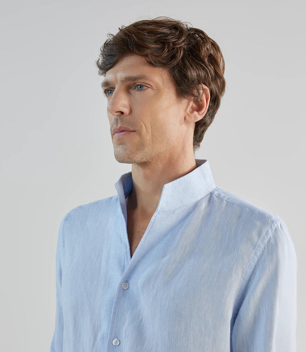 Chemise 100% lin ciel - IZAC
