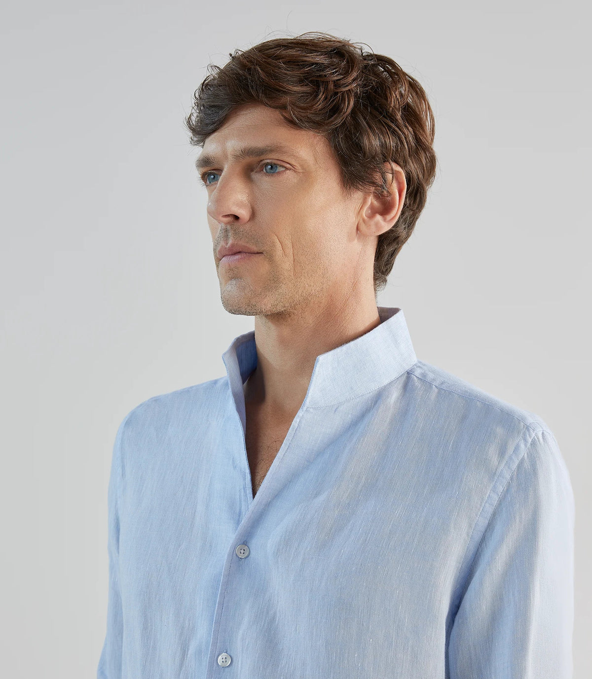 Chemise 100% lin ciel - IZAC