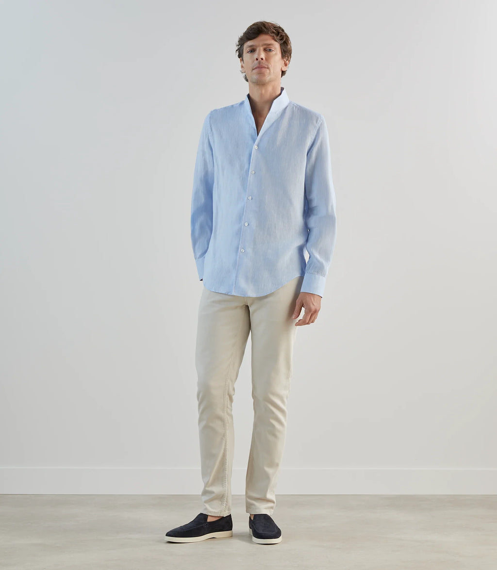 Chemise 100% lin ciel - IZAC