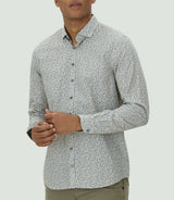 Chemise casual en coton bleu ciel "Maela" - IZAC