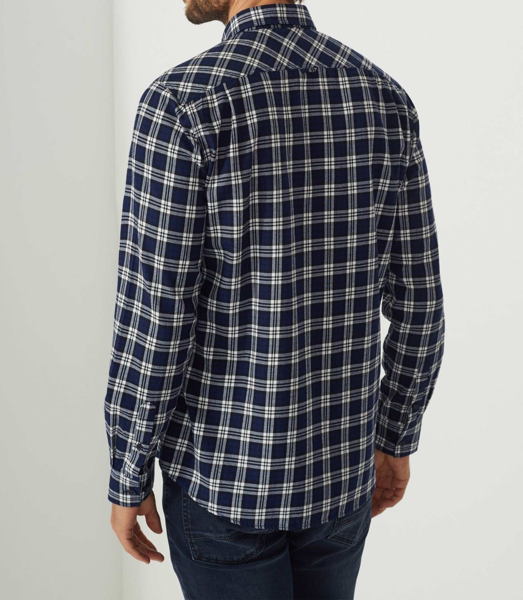 Chemise casual bleu "Adjia" - IZAC