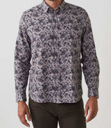 Chemise casual imprimée beige "Alan" - IZAC
