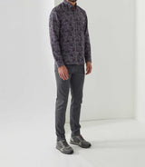 Chemise casual imprimée grise "Alan" - IZAC